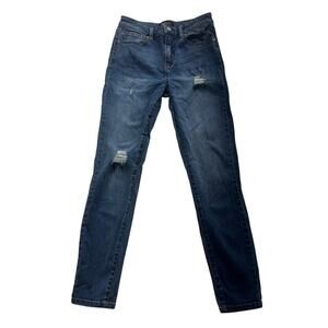 Buffalo David Bitton Women's Leilah Semi Hi Rise Skinny Denim Jeans Size 27